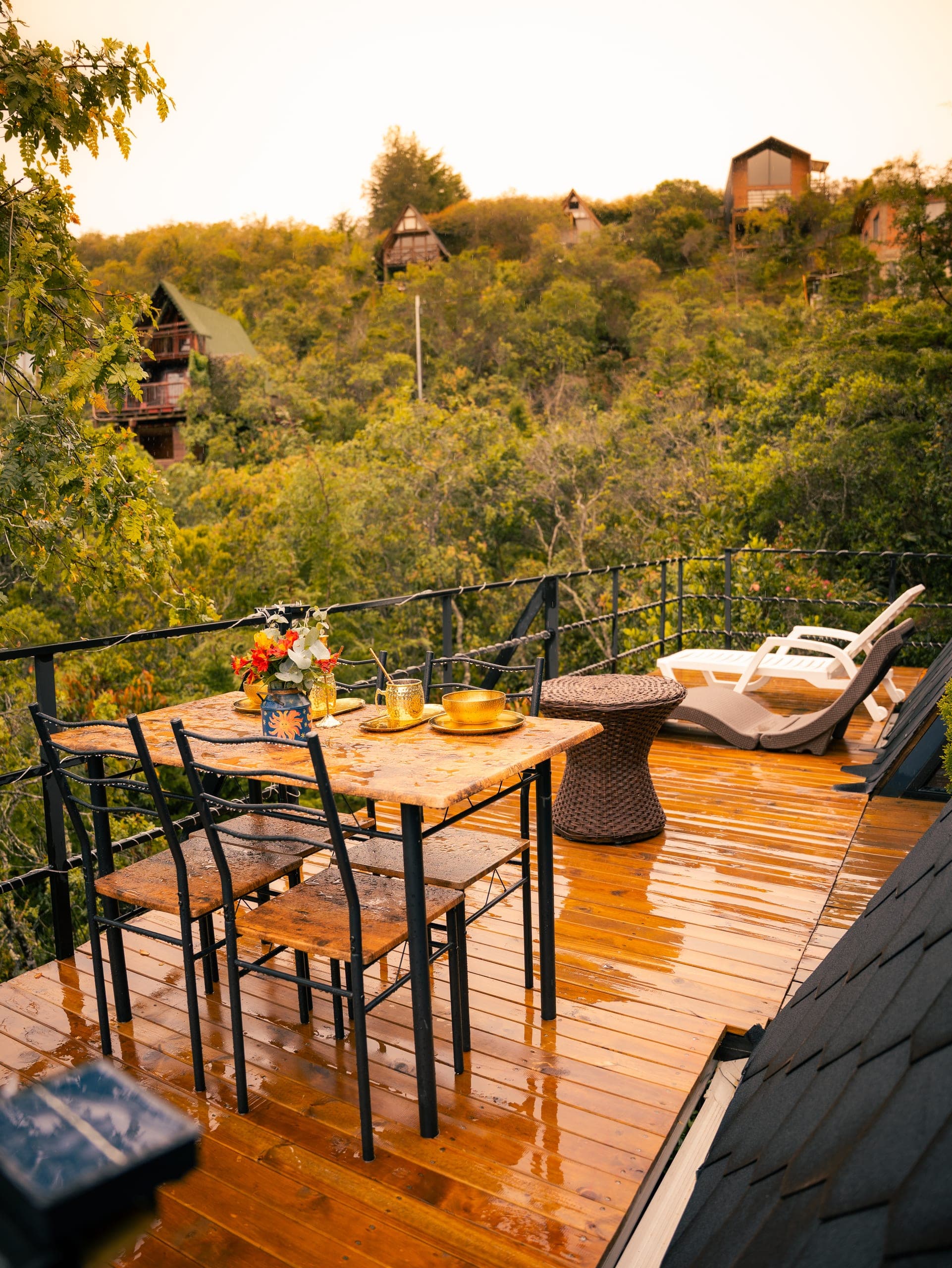 Deck solárium · Guadalupe Chalet
